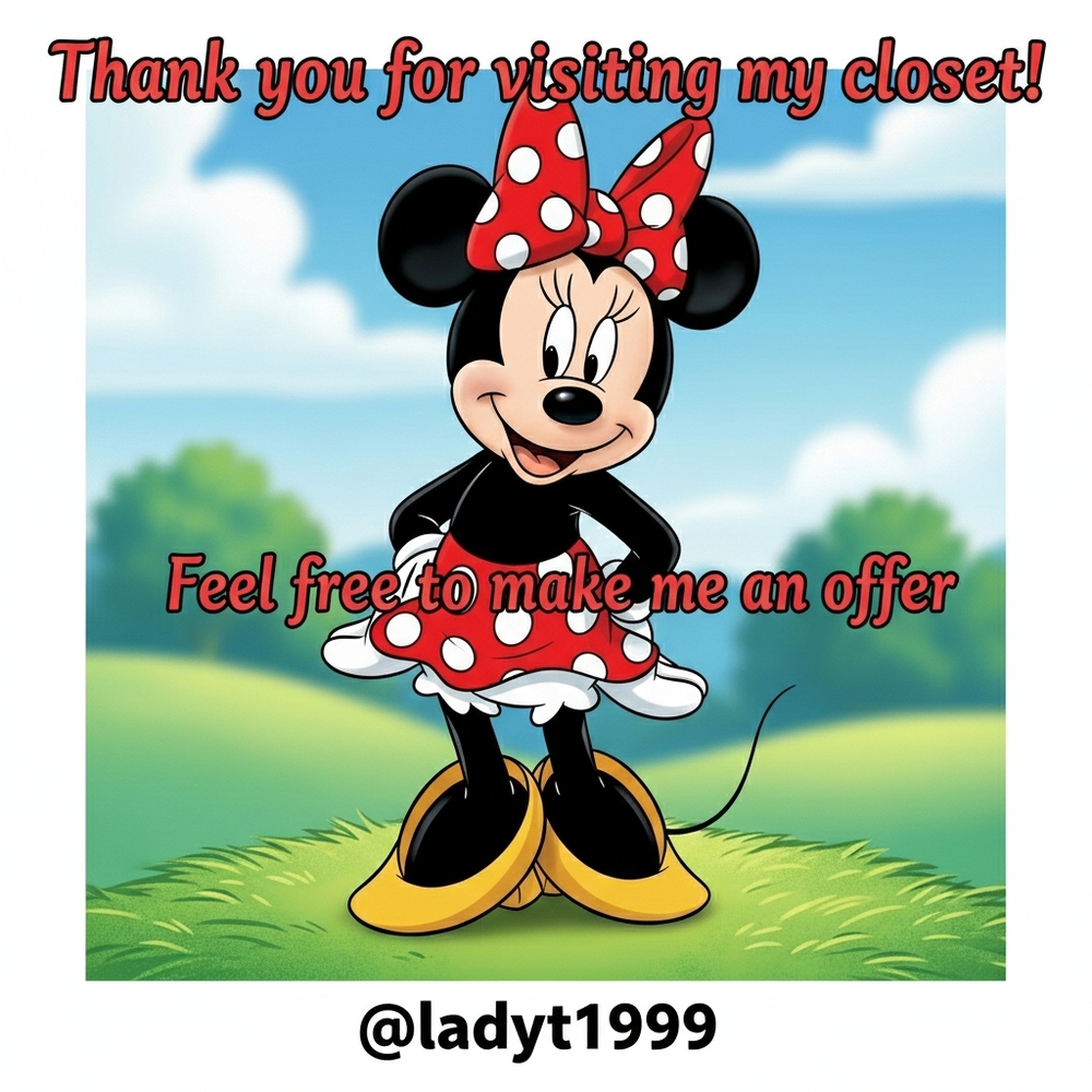 Minnie Mouse Red Polka Dot Dress Art